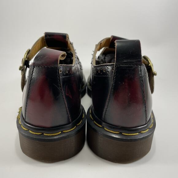 Dr. Martens Docs Vintage 8142 Wingtip T-Strap Mary Janes UK Size 6, US Size 8 - Picture 5 of 9